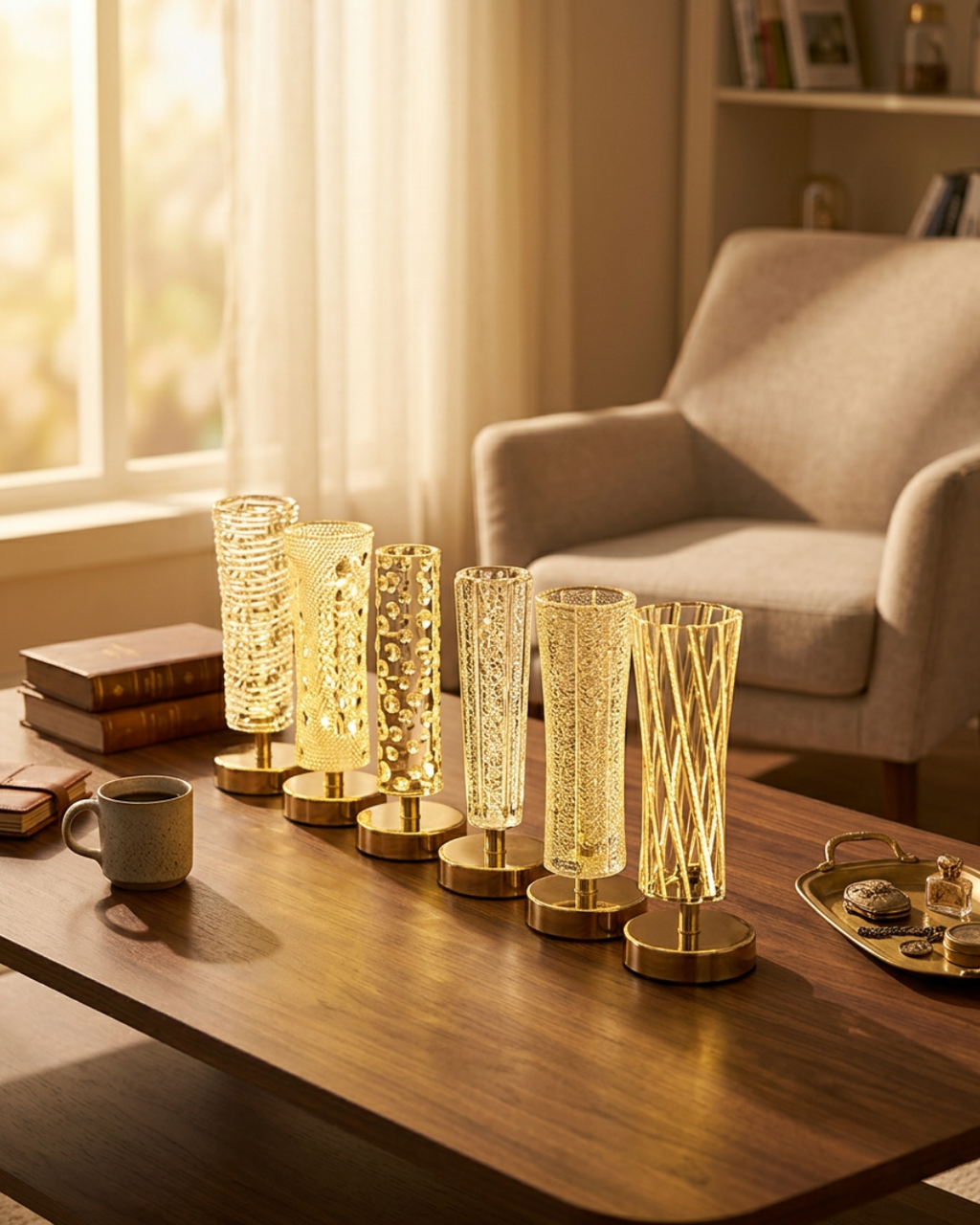 3D Illusion Acrylic Table Lamp – LED Geometric Night Light