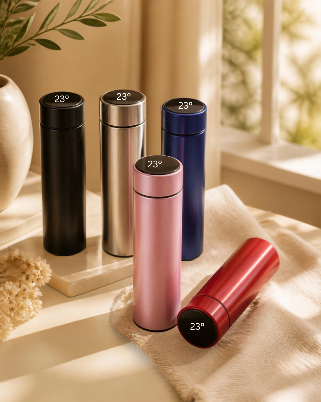 500ml Premium Smart LED Temperature Display Thermos Flask
