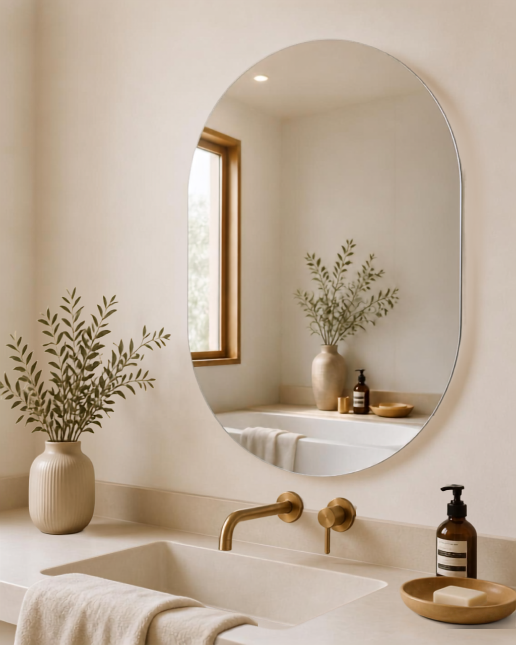 Anti-Fog Waterproof Mirror Film -mirror Sticker for Bathrooms