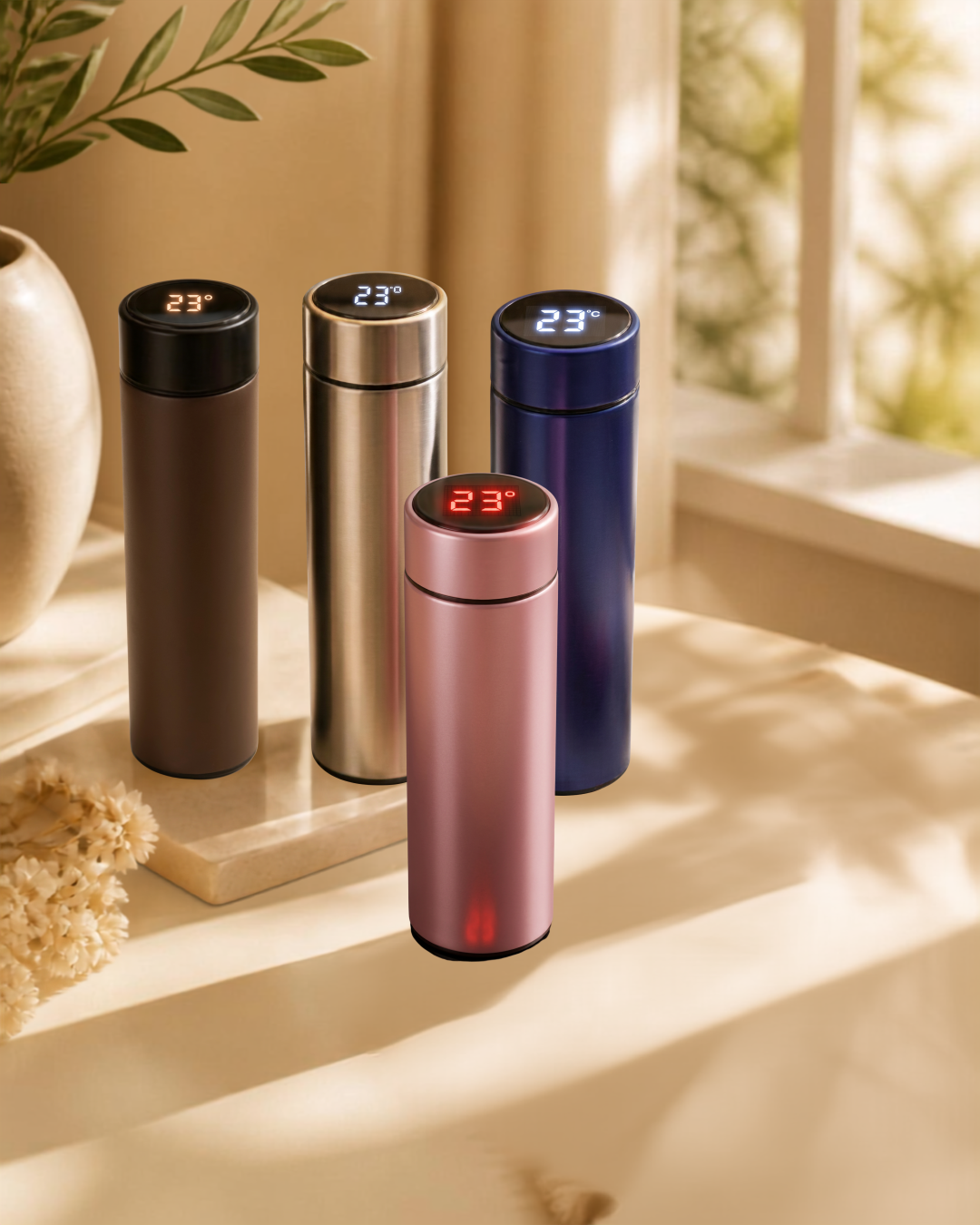 500ml Premium Smart LED Temperature Display Thermos Flask