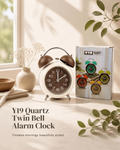 Vintage Twin Bell Alarm Clock – Classic Analog Quartz Clock
