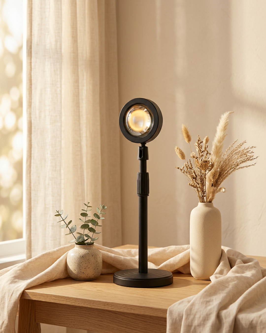 primium Multi-Color RGB Sunset Projection Lamp with Remote Control