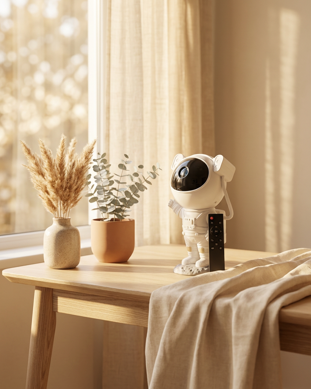 Astronaut Starry Sky Galaxy Projector – Remote Control Nebula Night Light