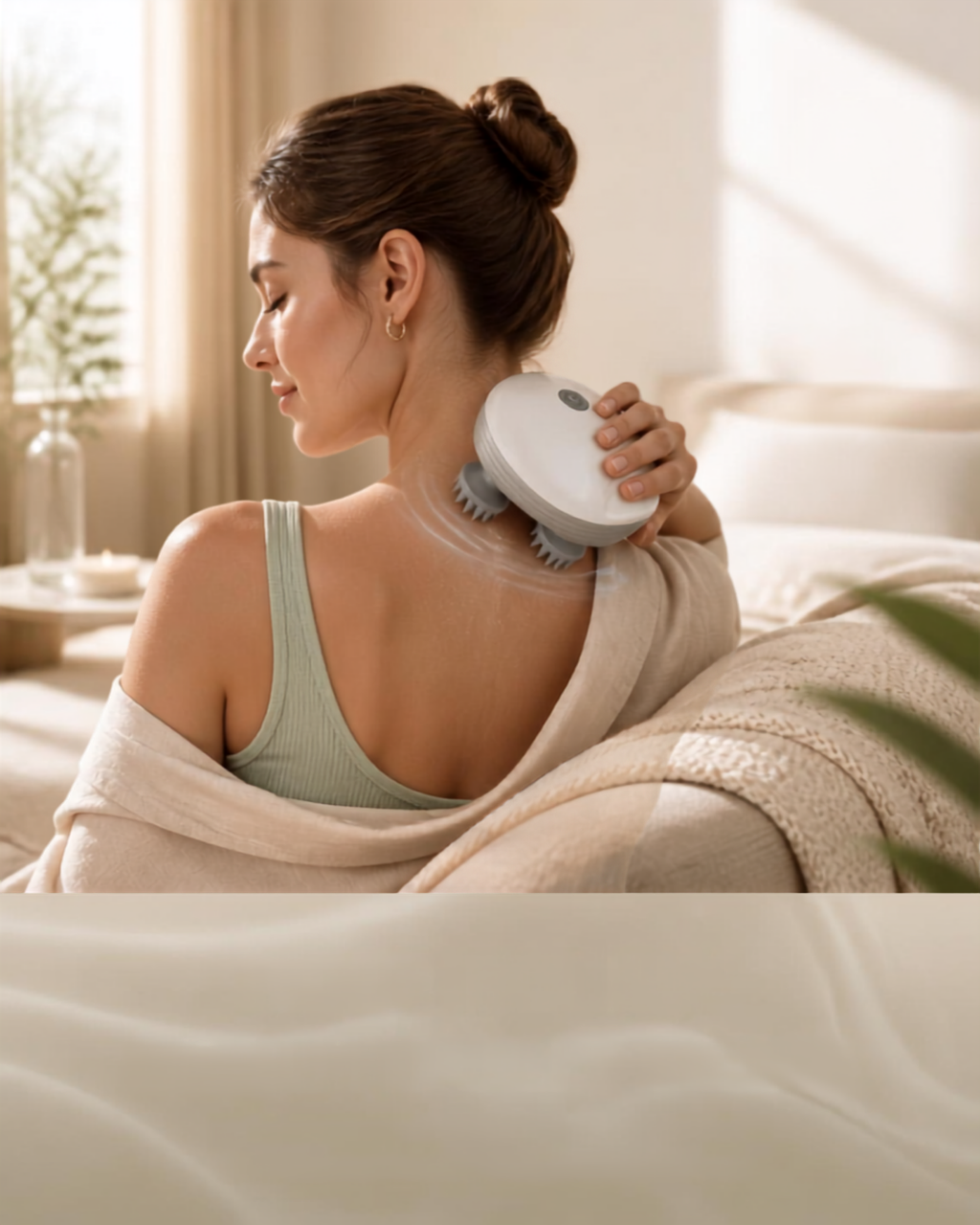Smart Electric Scalp Massager – Waterproof Head & Body Stress Relief Tool