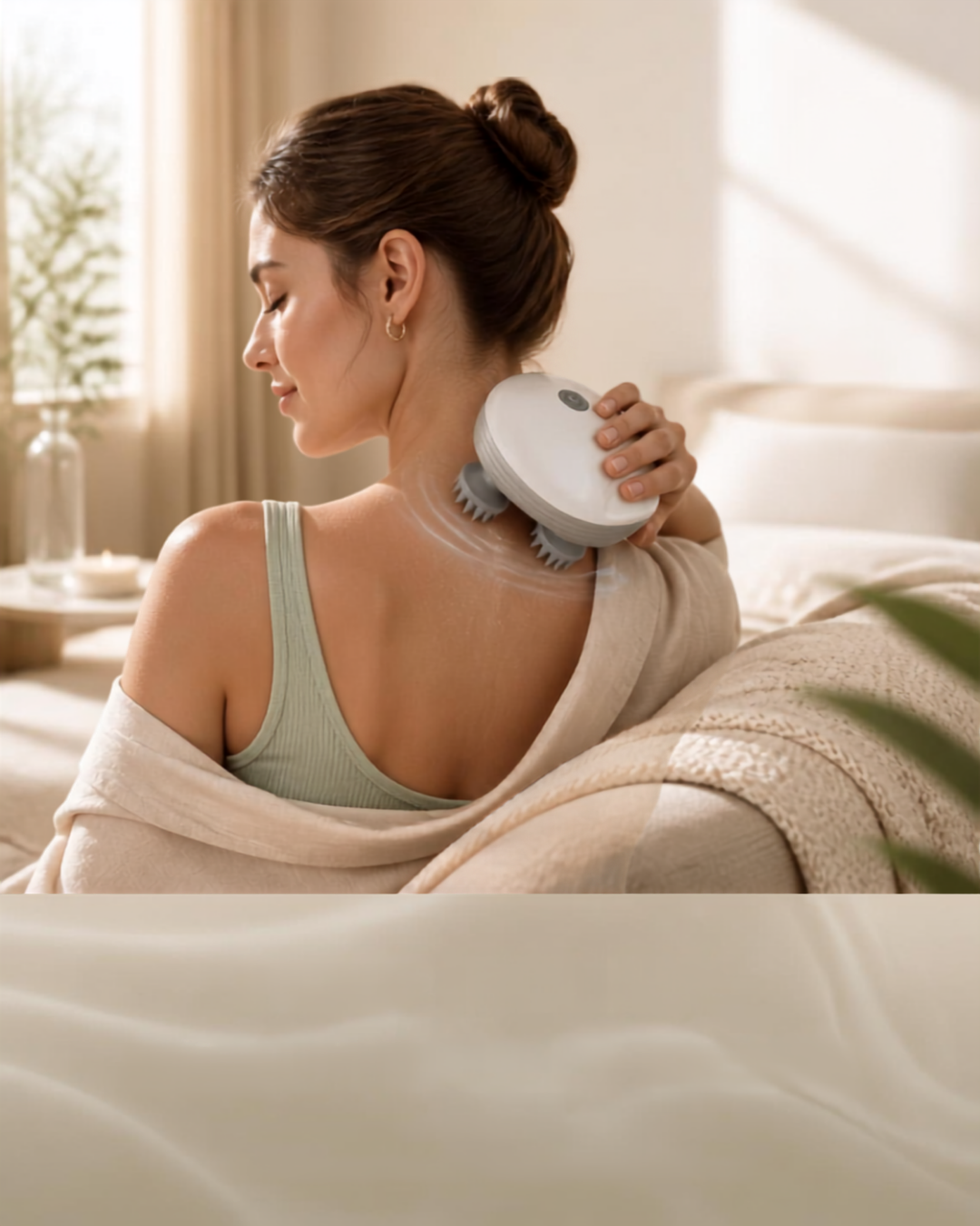 Smart Electric Scalp Massager – Waterproof Head & Body Stress Relief Tool