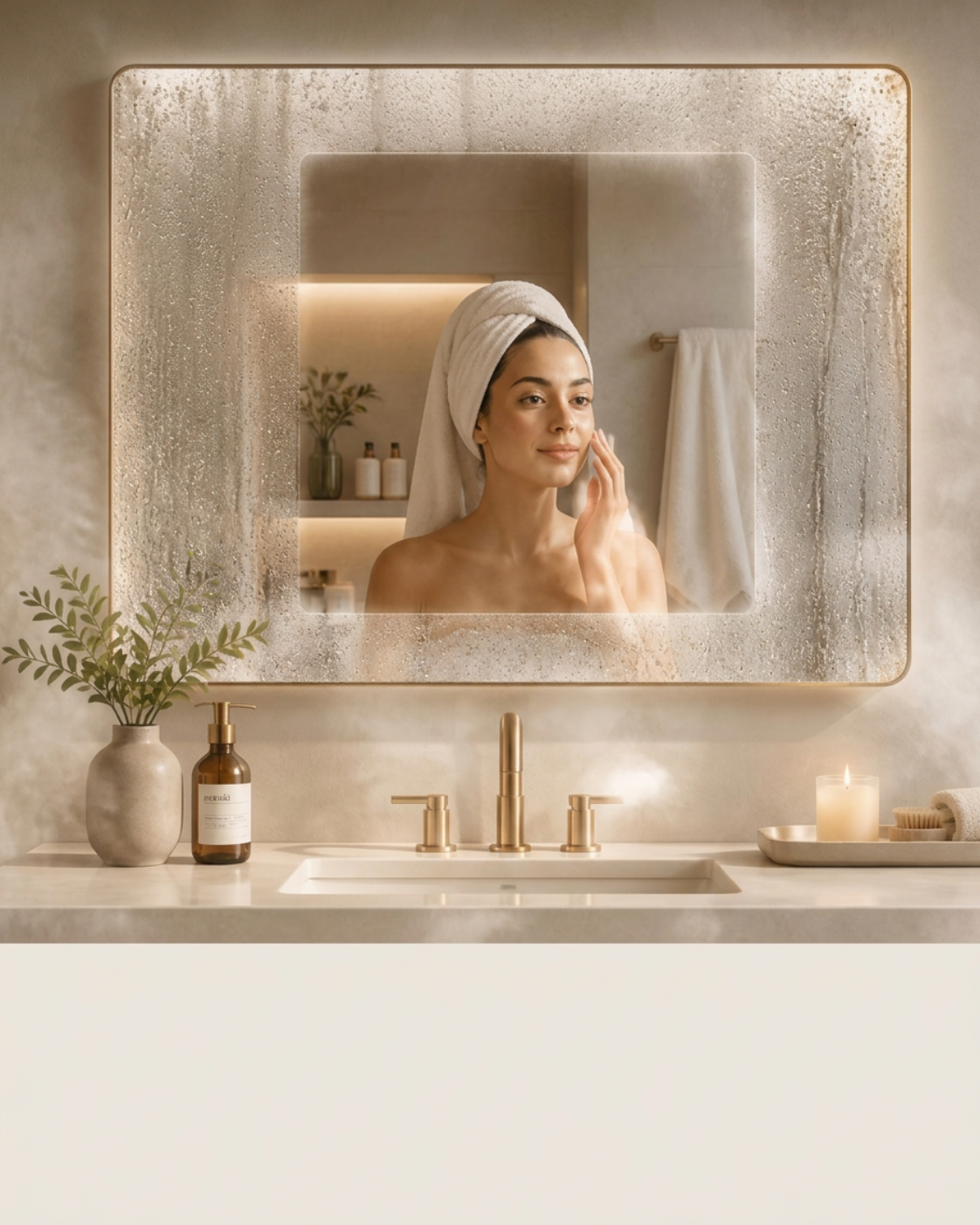 Anti-Fog Waterproof Mirror Film -mirror Sticker for Bathrooms
