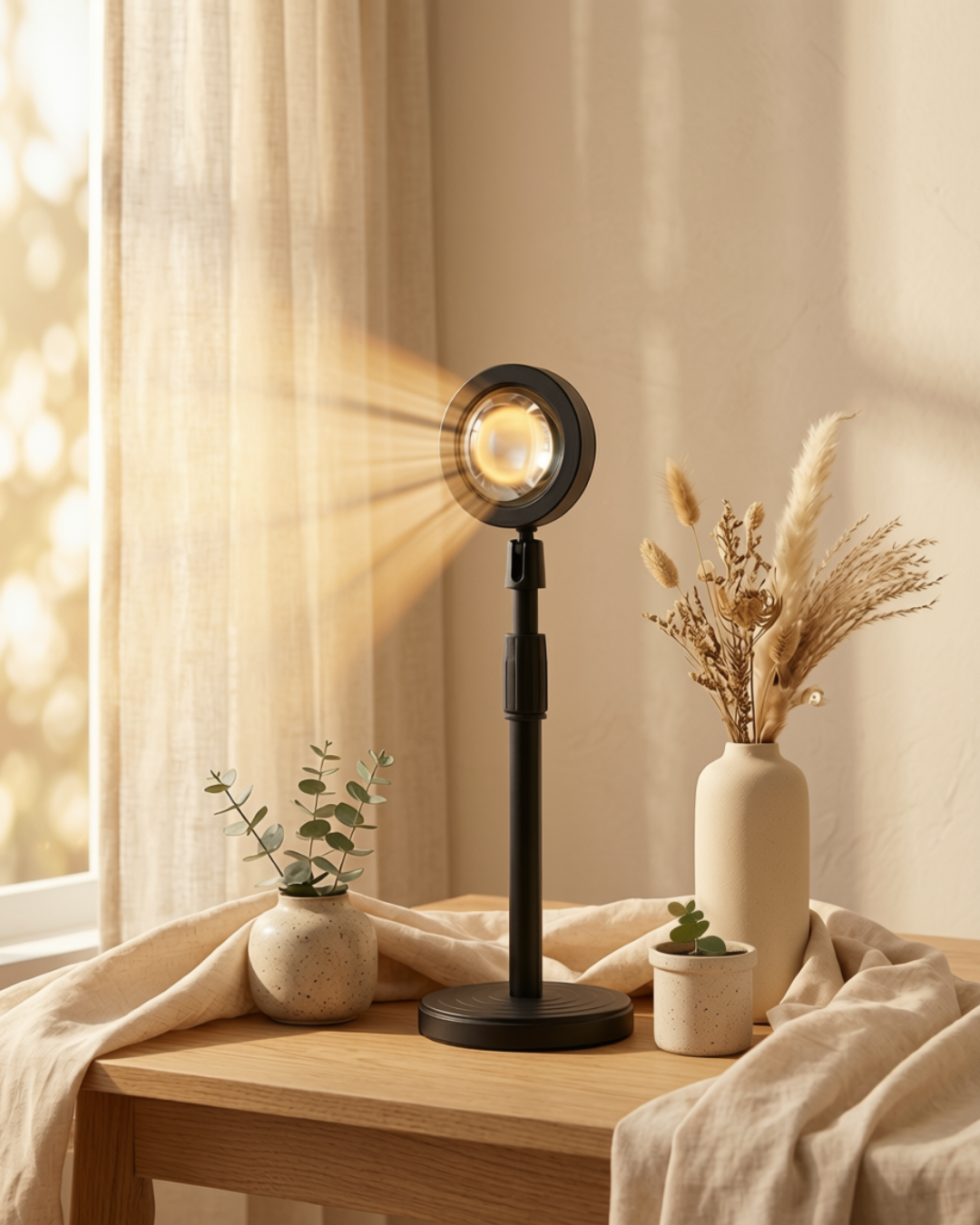 primium Multi-Color RGB Sunset Projection Lamp with Remote Control