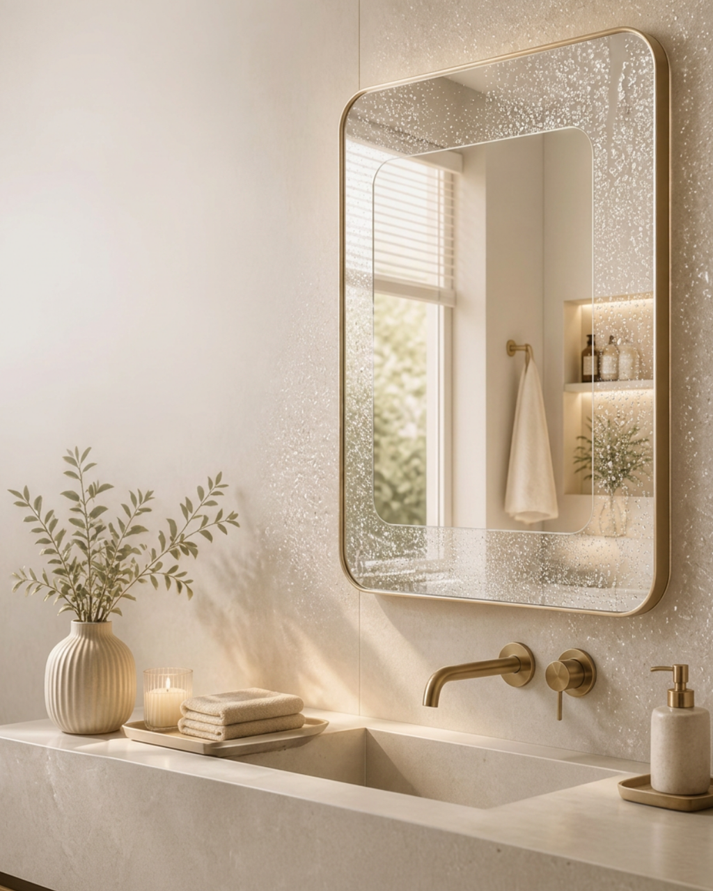 Anti-Fog Waterproof Mirror Film -mirror Sticker for Bathrooms