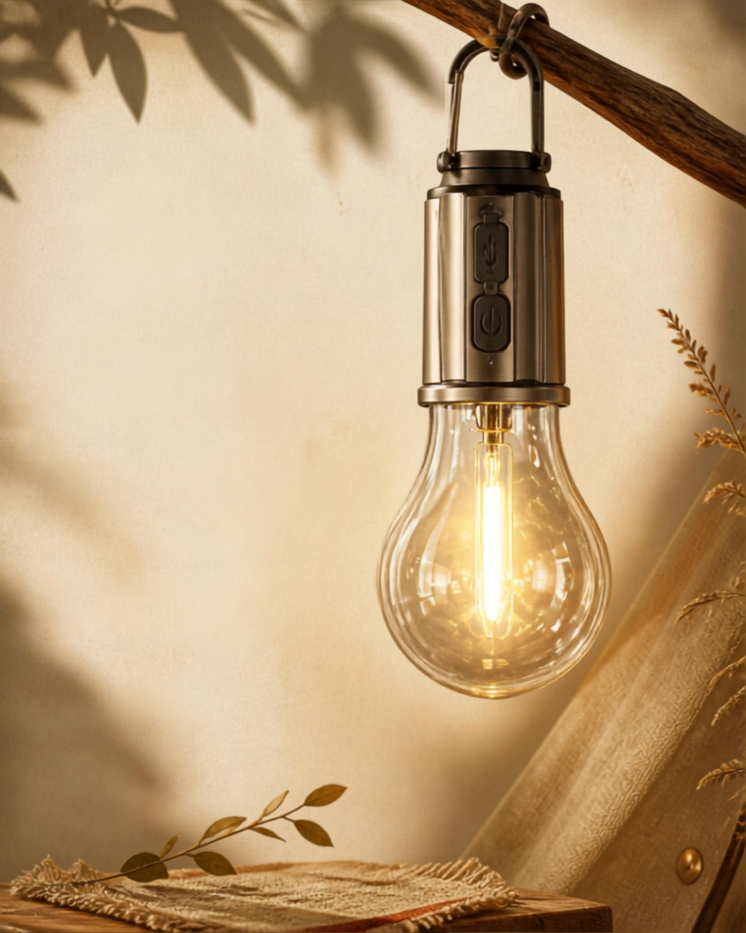 Rechargeable Retro LED Camping Bulbs – Portable Hanging Tent Light & Emergency Lamp