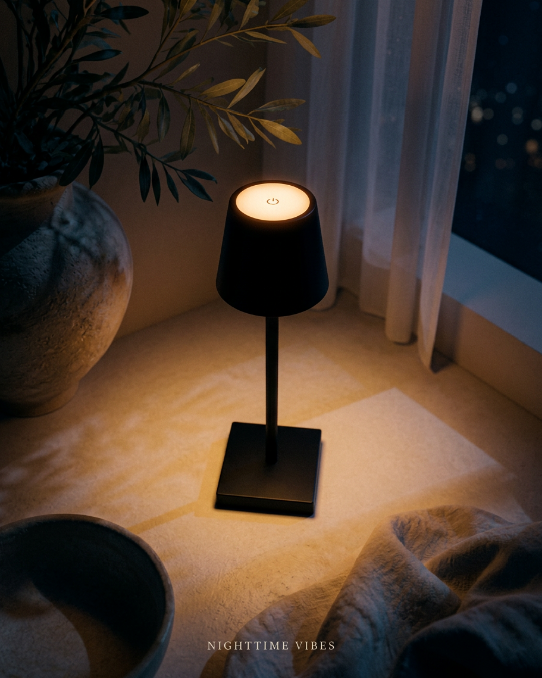 Minimalist Cordless LED Bedside& study Table Lamp