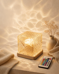 Ocean Wave Projector – Dynamic Rotating Crystal Ripple Lamp with Remote