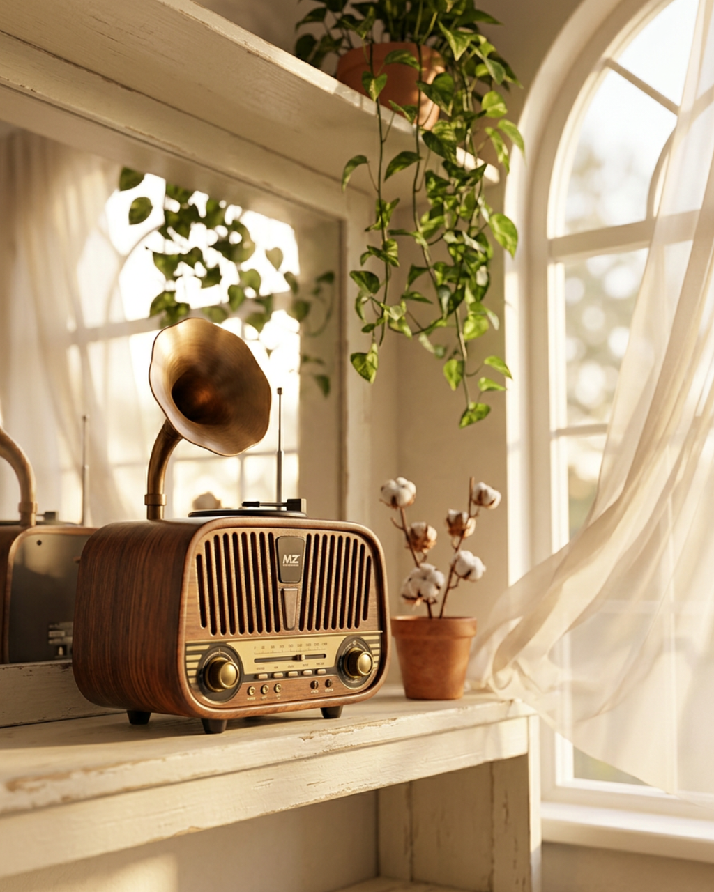 Retro Bluetooth Speaker – Vintage Horn Design Wireless Speaker
