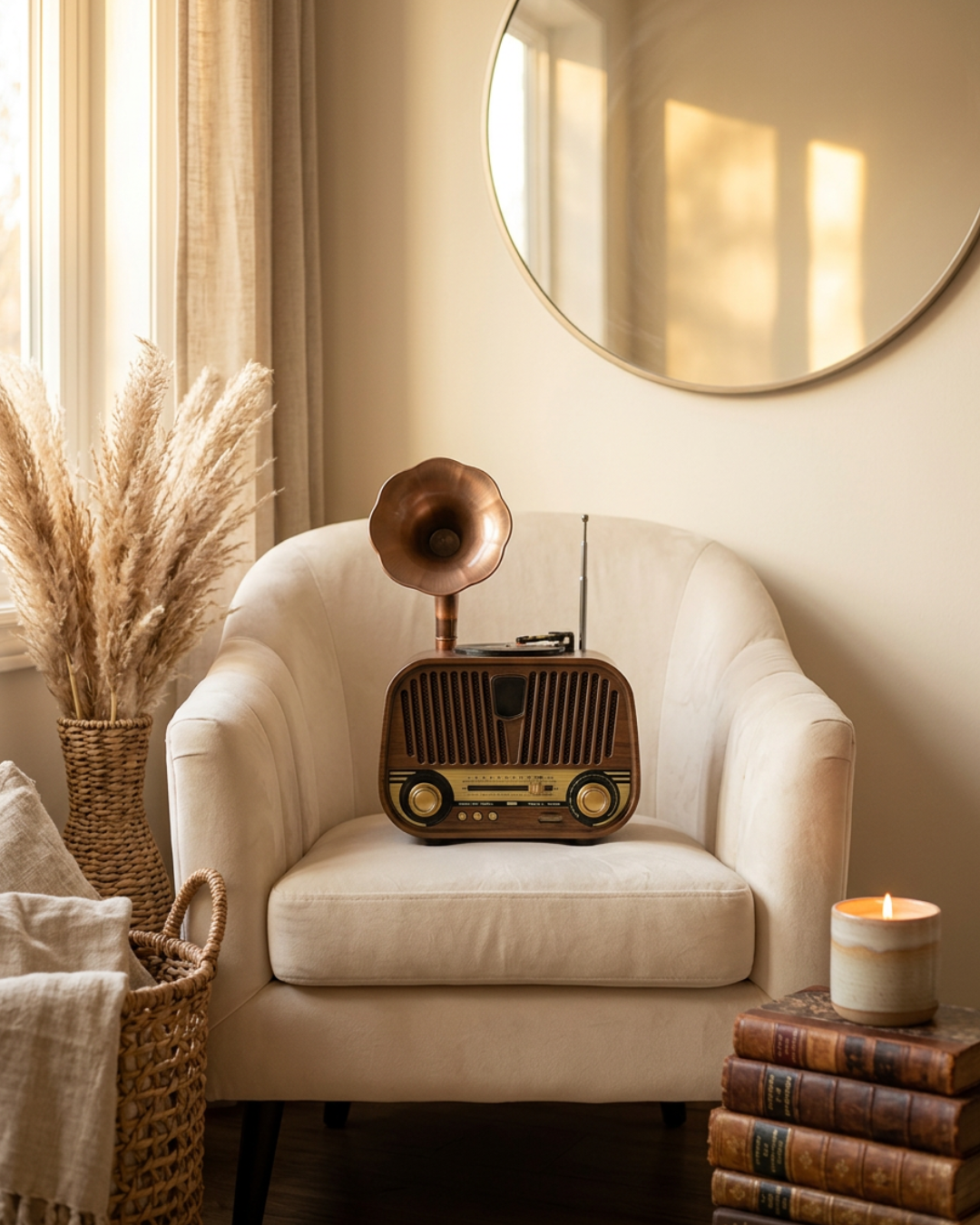Retro Bluetooth Speaker – Vintage Horn Design Wireless Speaker