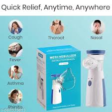 Portable Mesh Nebulizer – Silent Handheld Ultrasonic Inhaler for Kids & Adults