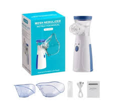 Portable Mesh Nebulizer – Silent Handheld Ultrasonic Inhaler for Kids & Adults