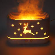Reindeer Flame Effect Ultrasonic Aroma Diffuser & Humidifier