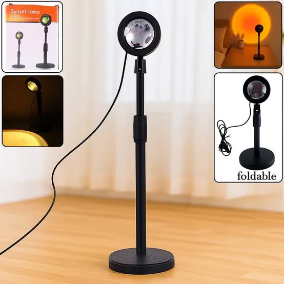 primium Multi-Color RGB Sunset Projection Lamp with Remote Control
